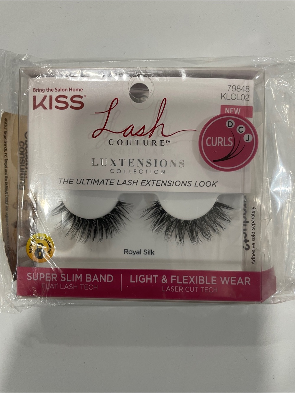 Kiss Lash Couture Luxtensions super slim band curls DCJ new in box